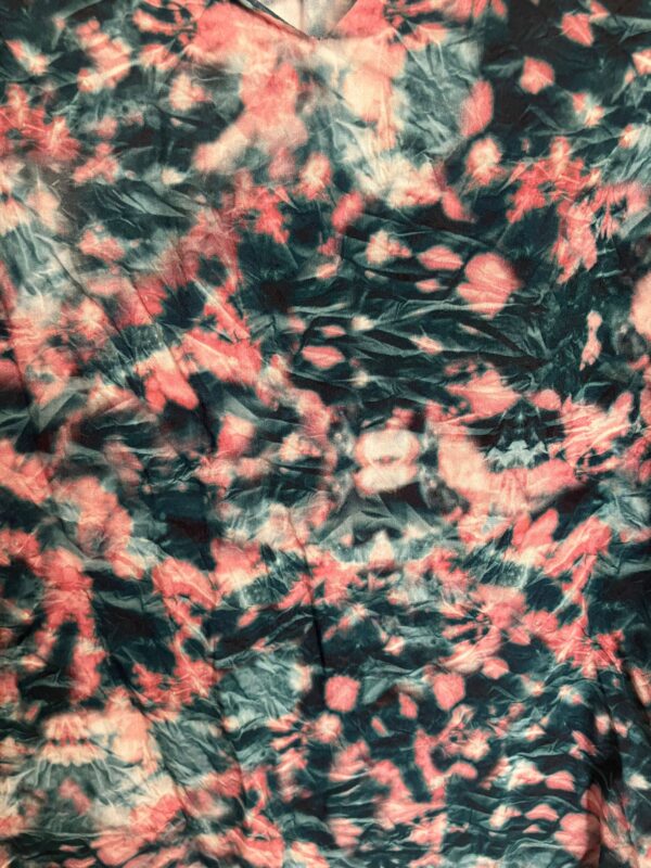 Effet froissé bleu et rose Sud Express