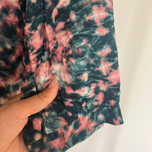 Manche effet froissé bleu et rose Sud Express