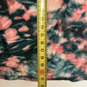 Mesures du t-shirt effet froissé bleu et rose Sud Express